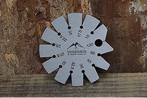 Wisemen Trading Stainless Steel Bevel Gauge Angle Range 15-120 Degree