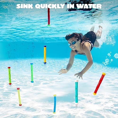 Amazon Swimming Pool Diving Toys JOYIN Diving Sticks Pool Toys