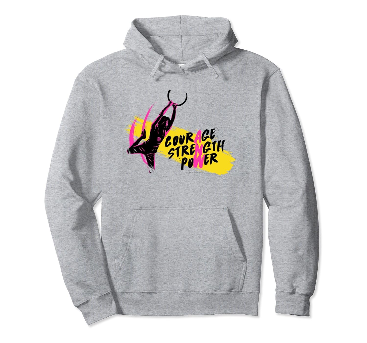 American Ninja Warrior Courage, Strength, Power Sweatshirt-Rose