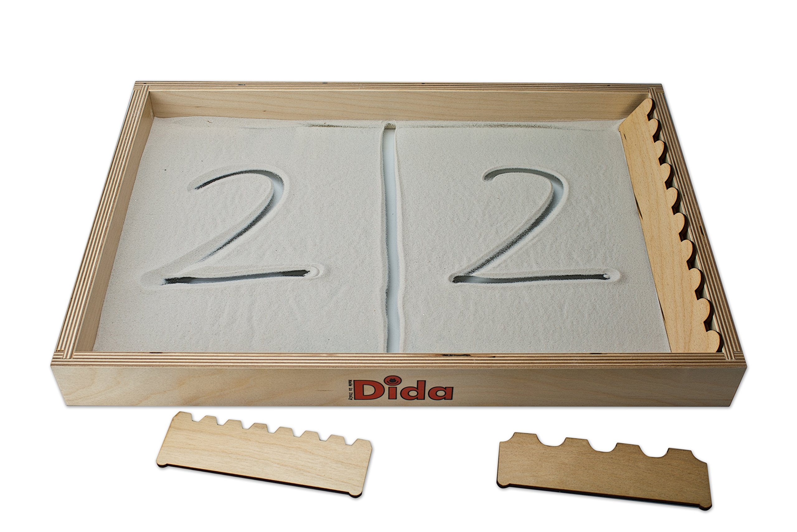 Dida - Lavagna di sabbia scrivere e disegnare con la sabbia - gioco didattico - metodo Montessori