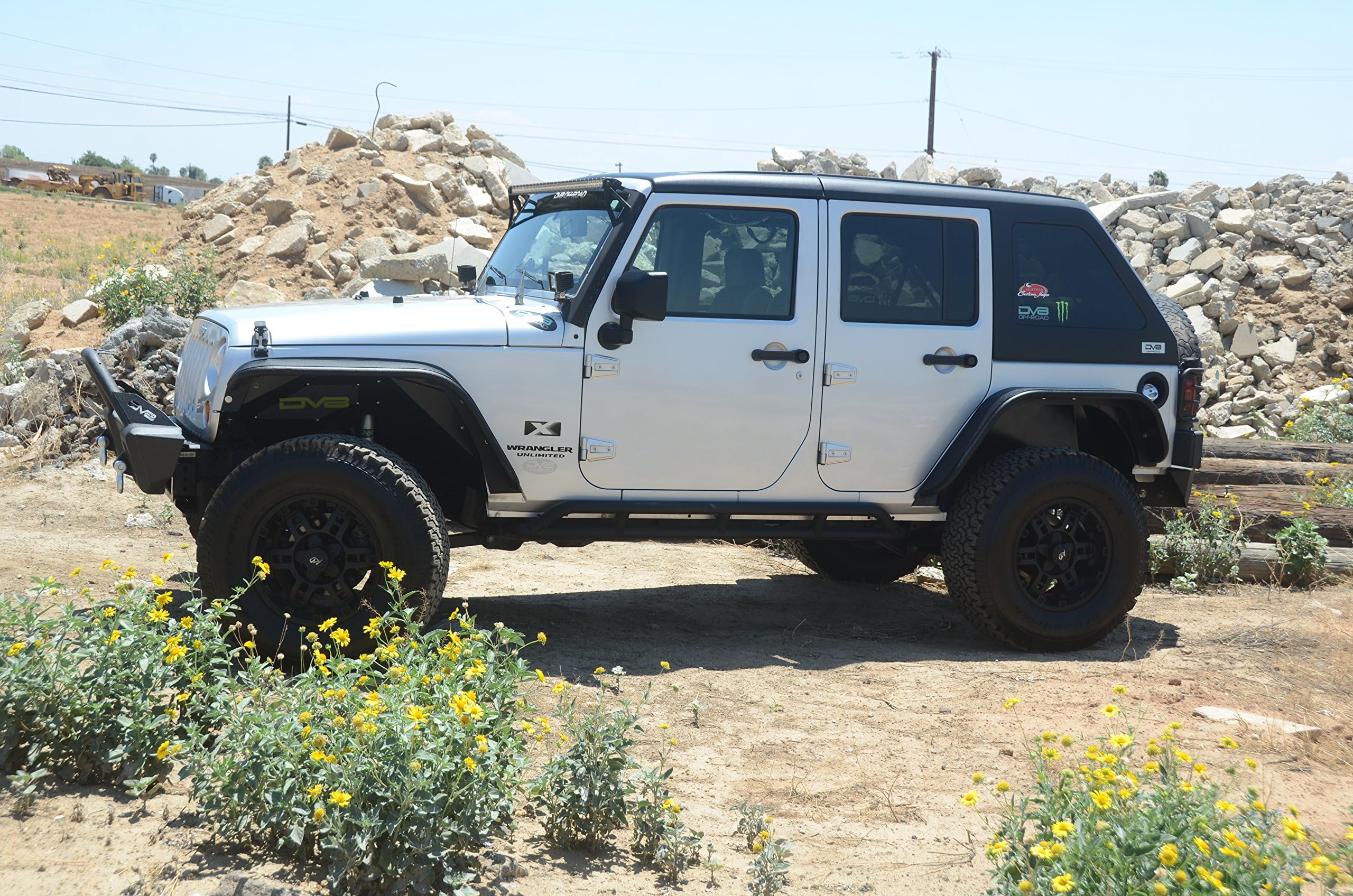 Jeep Hard Top Fast Back JK 4 Door 1 Piece for 07-16 Jeep Wranglers