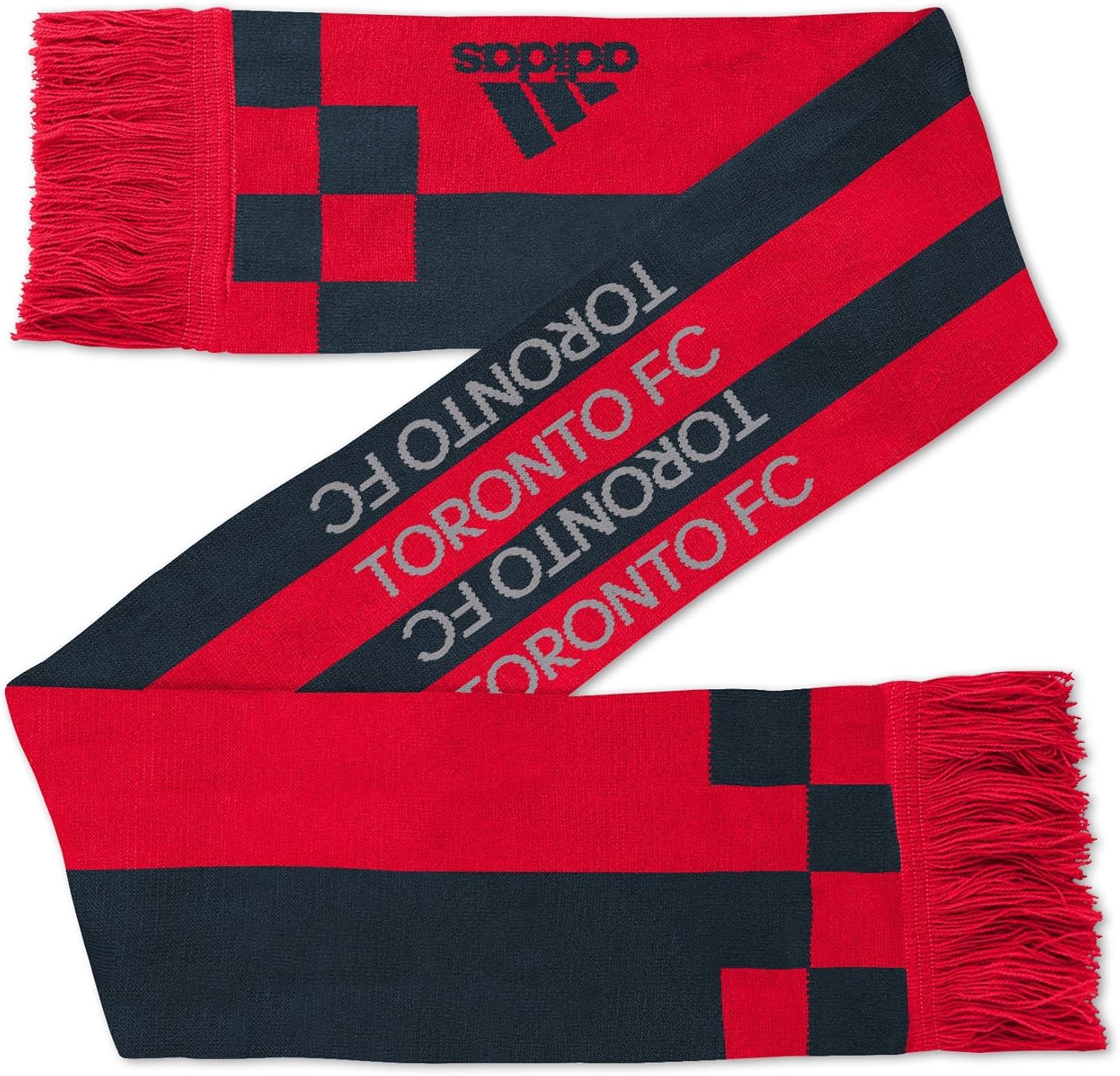 MLS Toronto Fc Youth Outerstuff "Fan Stripe" Scarf, Team Color, Youth One Size : Clothing