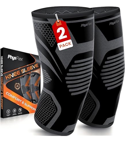 Amazon.com: PX Compression Knee Brace for Women & Men, 2 Pack Knee