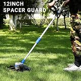 DEKOPRO 20V Cordless String Trimmer Edger with 2 Batteries Charger Blue view 6