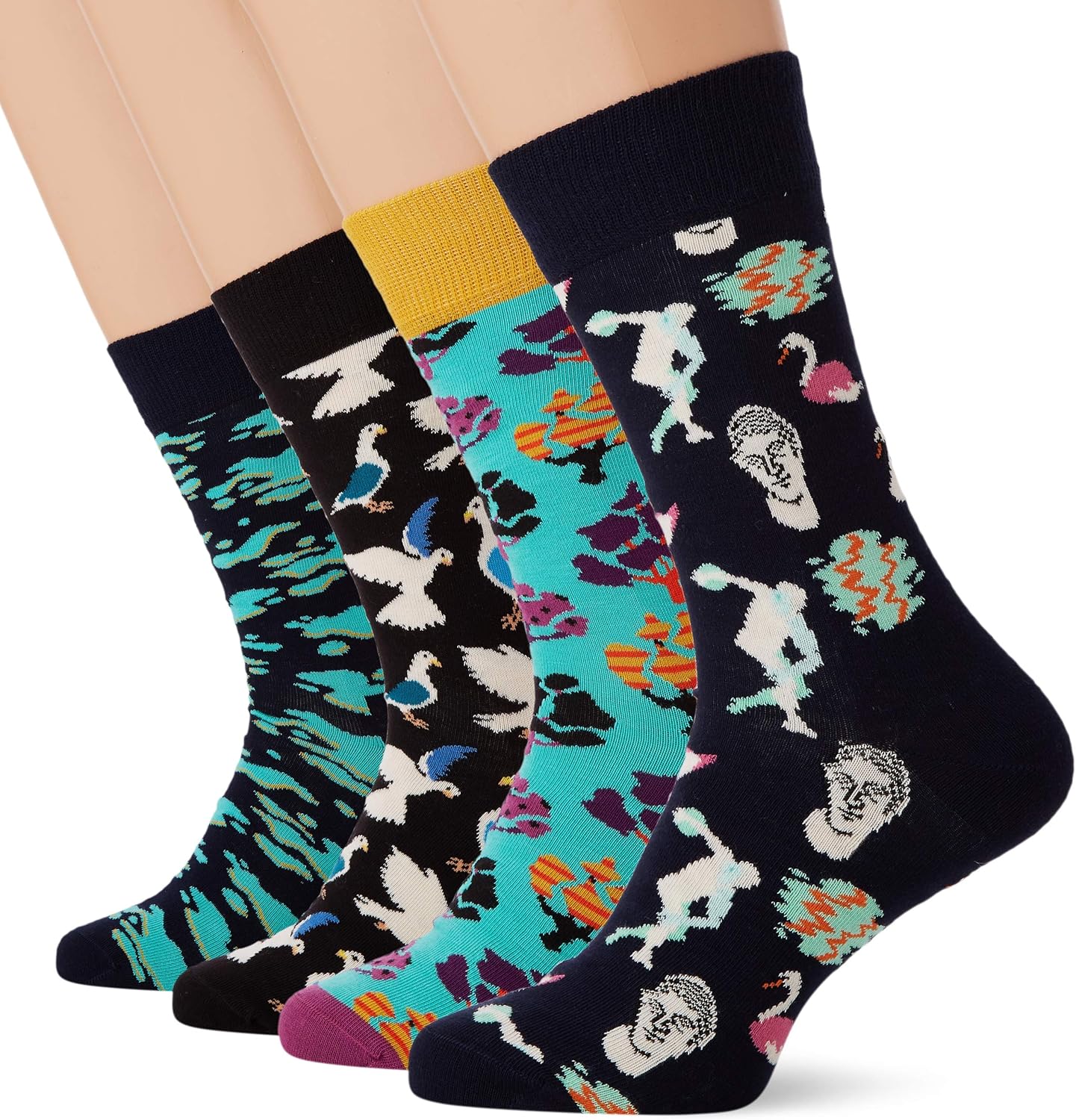 Happy Socks Herren Day in the Park Gift Box Socken, Mehrfarbig