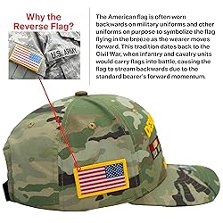JM Warriors Desert Storm Veteran Hat for Men Camo