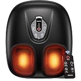 RENPHO Foot Massager with Heat, Birthday Gifts for Women, FSA Eligible HSA | Plantar Fasciitis Relief, Deep Kneading Therapy for Home &amp; Office, 3 Heat, 3 Compression Levels, Remote, Fits up to Size 12
