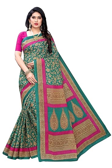 Womens Pure Cotton Saree Without Blouse(SH- Pure Cotton 100%1052)