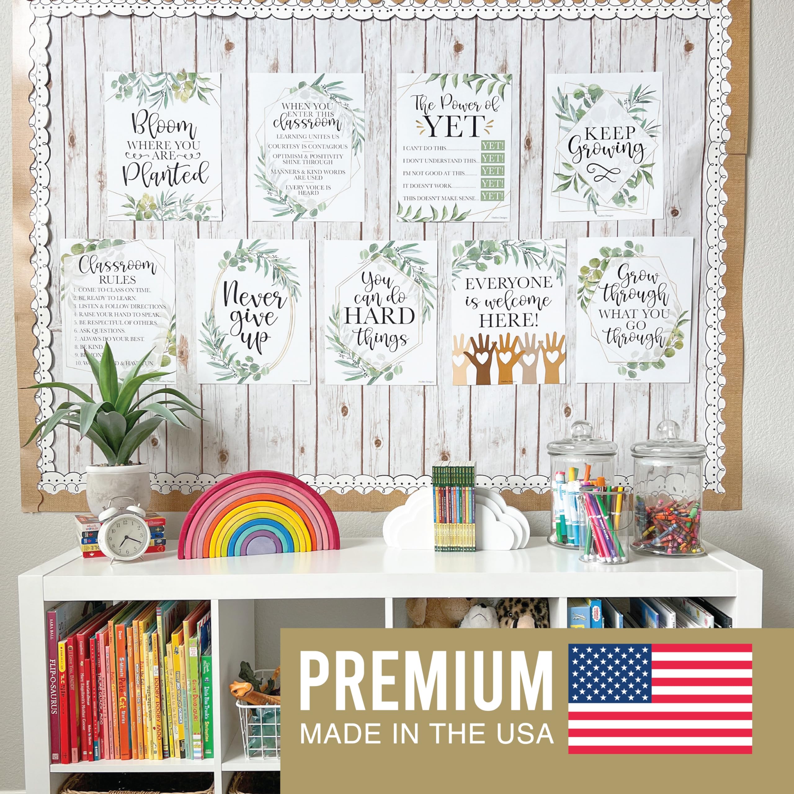 Mua Hadley Designs Motivational Posters for Classroom - 9 Growth ...