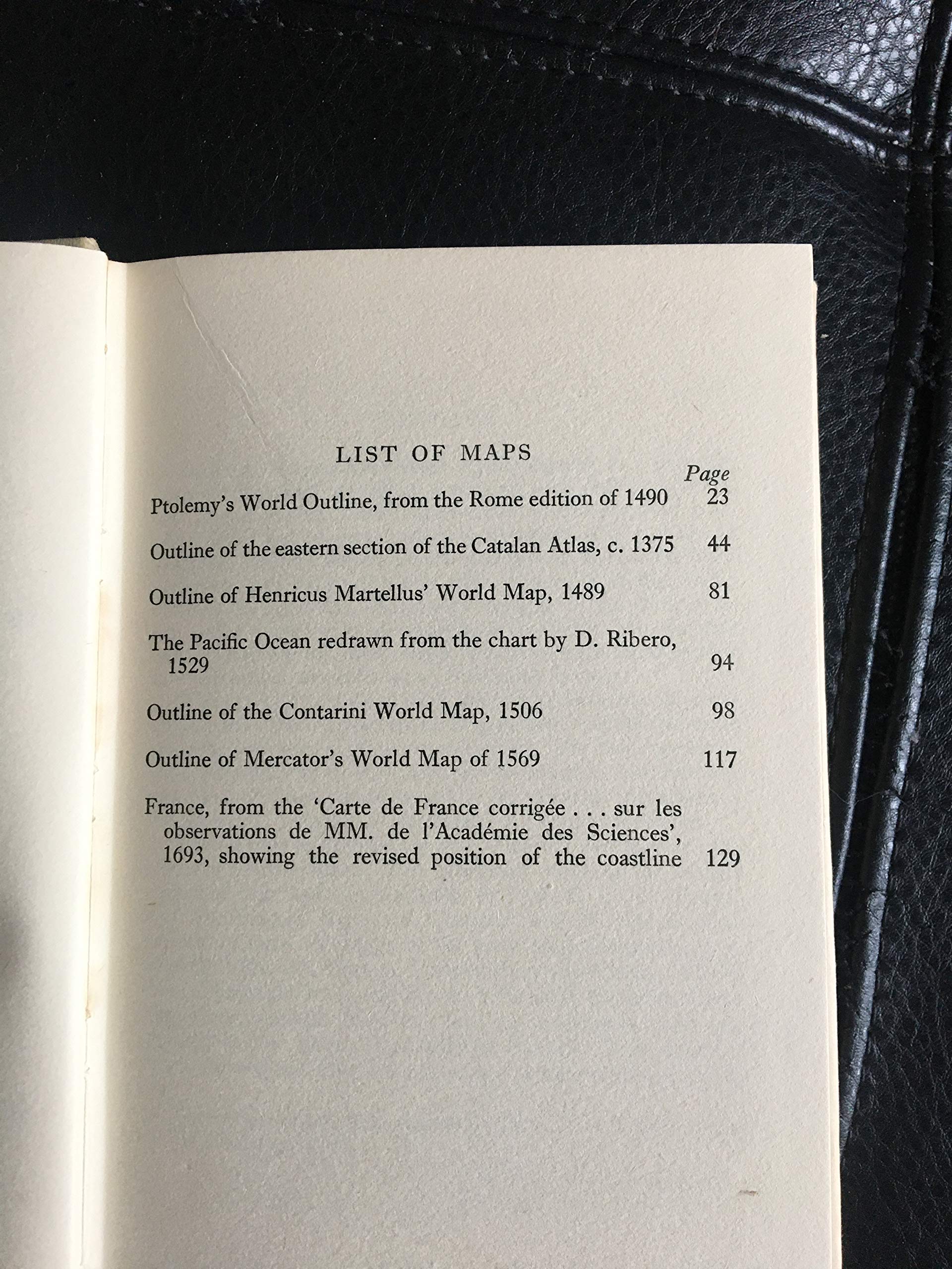 Maps And Their Makers An Illustration To The History Of Cartography Crone G R Amazon Com Books