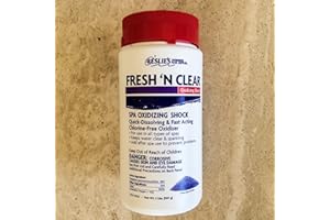 Leslie's Fresh 'N Clear Granular Non Chlorine Oxidizing Pool Shock - for Sanitizing Swimming Pools, Spas, and Hot Tubs - 2 Pounds