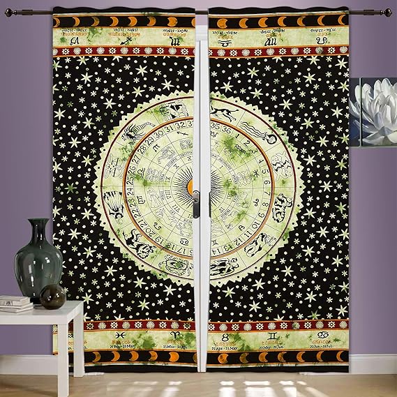 Amazon.de: Astrologie Mandala Tapisserie großes Wand aufhängen Hippie