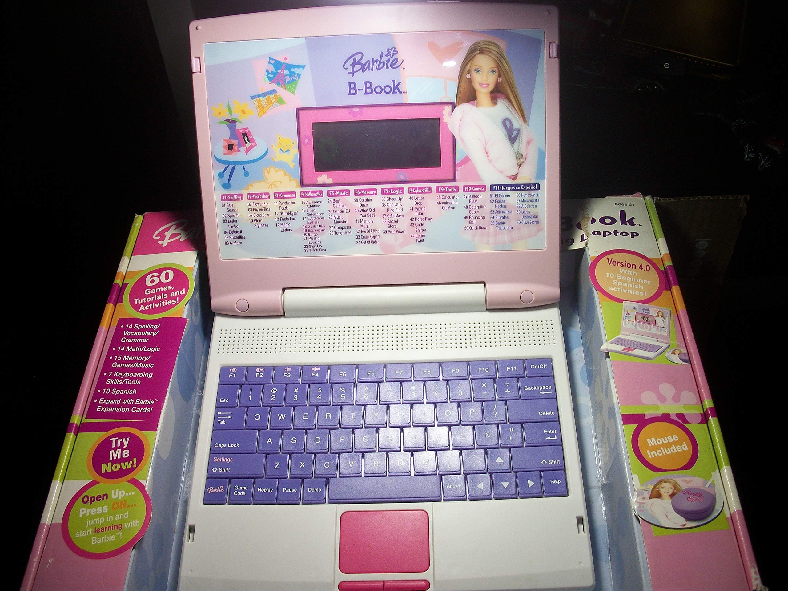 Oregon Scientific Barbie B-Book Learning Laptop Version 4.0 #20072