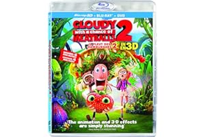 Cloudy with a Chance of Meatballs 2 - 3D [Blu-ray] (Bilingual)