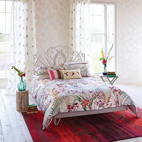 Harlequin Bettbezug Fur Kingsize Betten Paradies Flamingo Amazon De Kuche Haushalt