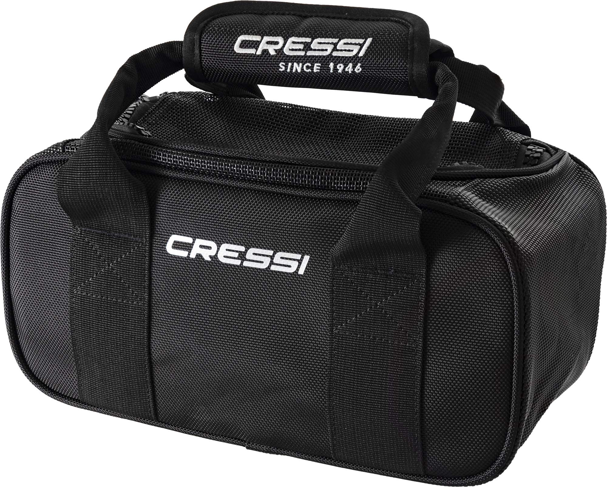 Cressi Libra Ballast Weight Bag Black – Ideal Bag for Carrying Weights, Belts and Ballast Necessary for Diving and Freediving, One Size
