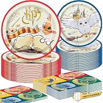 Gobelets Carton Harry Potter - Lot De 8 - 266ml - Thème Poudlard Et Poudlard Express - Pour Fête Thématique