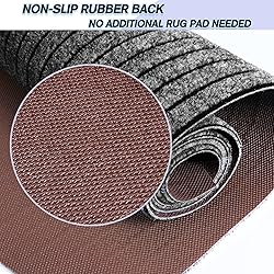 Custom Size Backed Non-Slip Area Rugs Runner, Easy