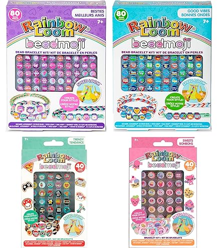 Rainbow Loom Gummibänder Solar - 600+ Farbwechsel Bänder Mit C-Clips