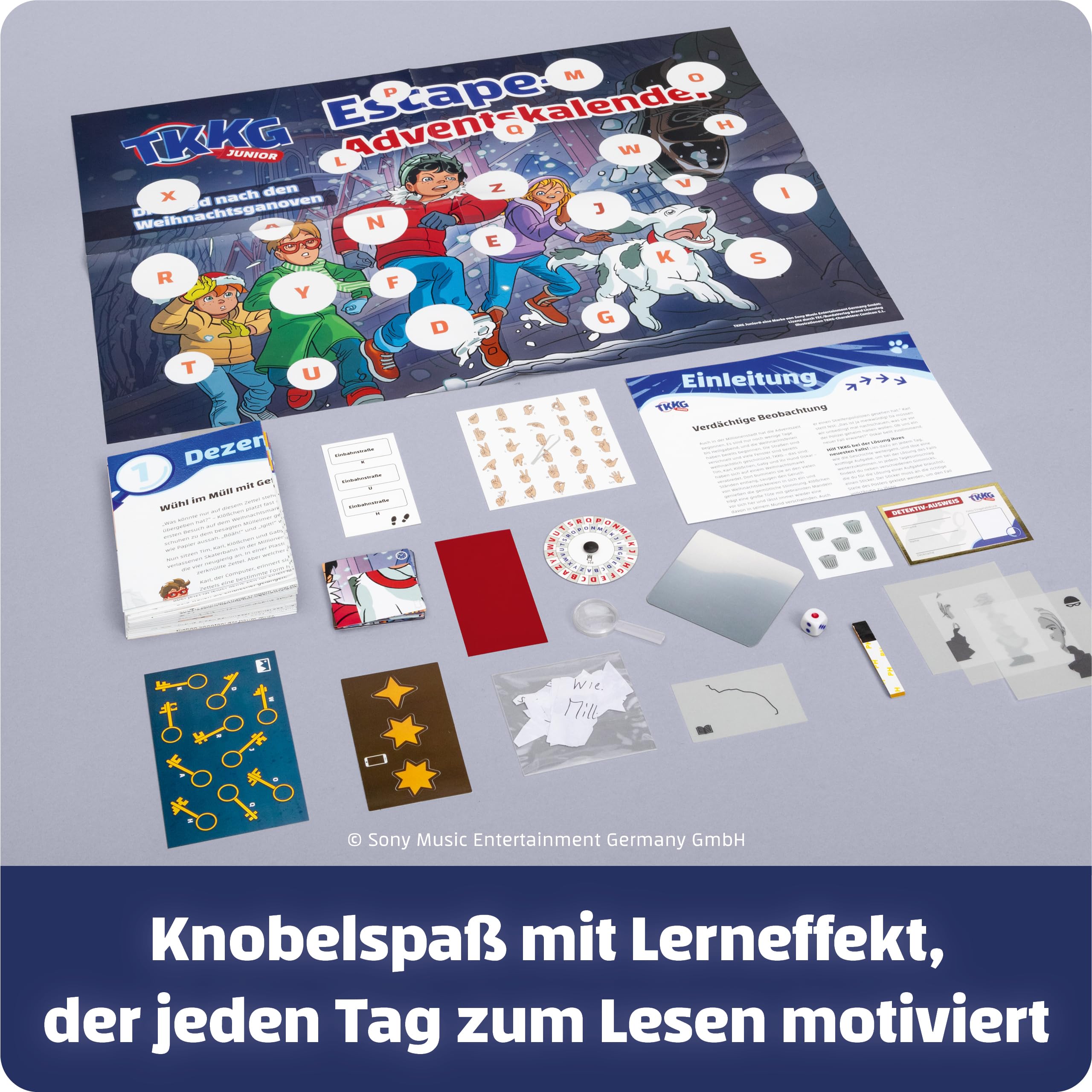 FRANZIS 67240 - TKKG Junior Escape-Adventskalender: Die Jagd nach den Weihnachtsganoven 7