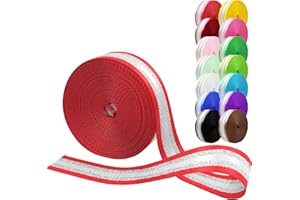 YOGHAVRS Nylon Webbing 1.5 inch Webbing 2 inch Webbing Nylon Belt, 10 25 50 3.3 Yards Webbing