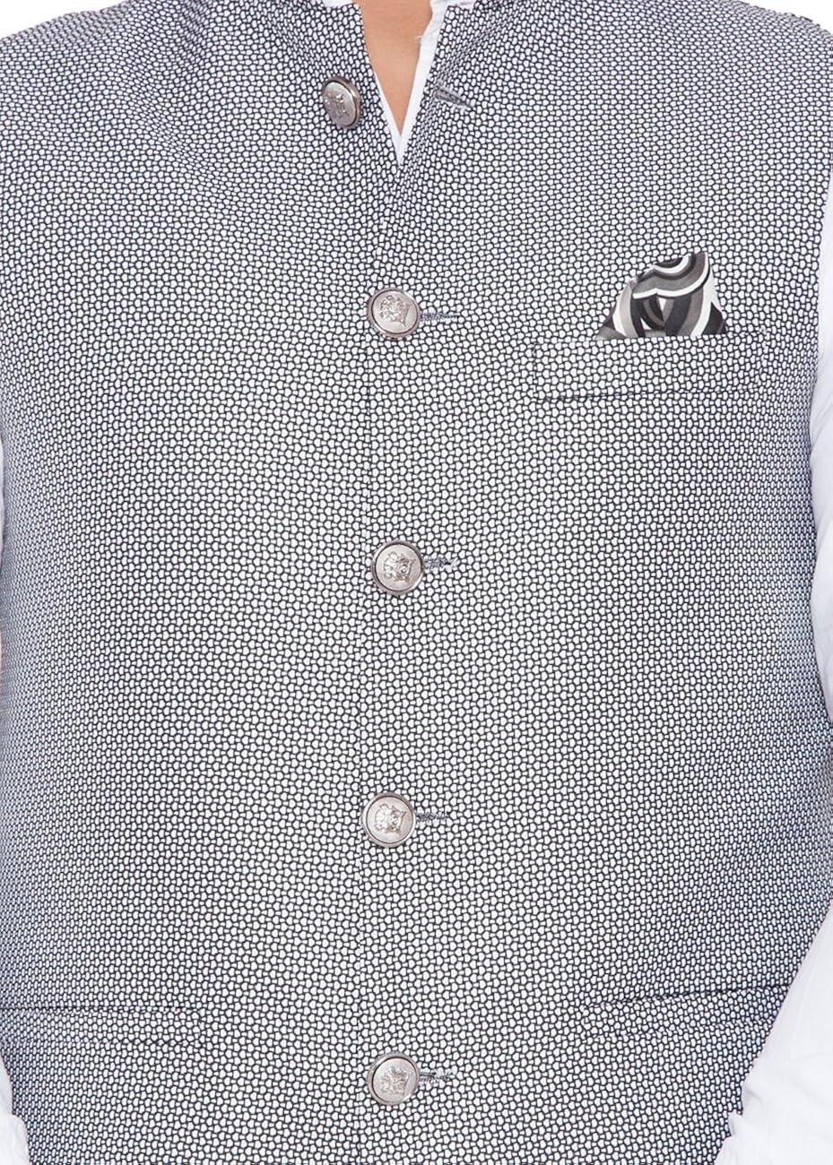 shopybucket men's blended fabric nehru jacket/waistcoat/modi jacket