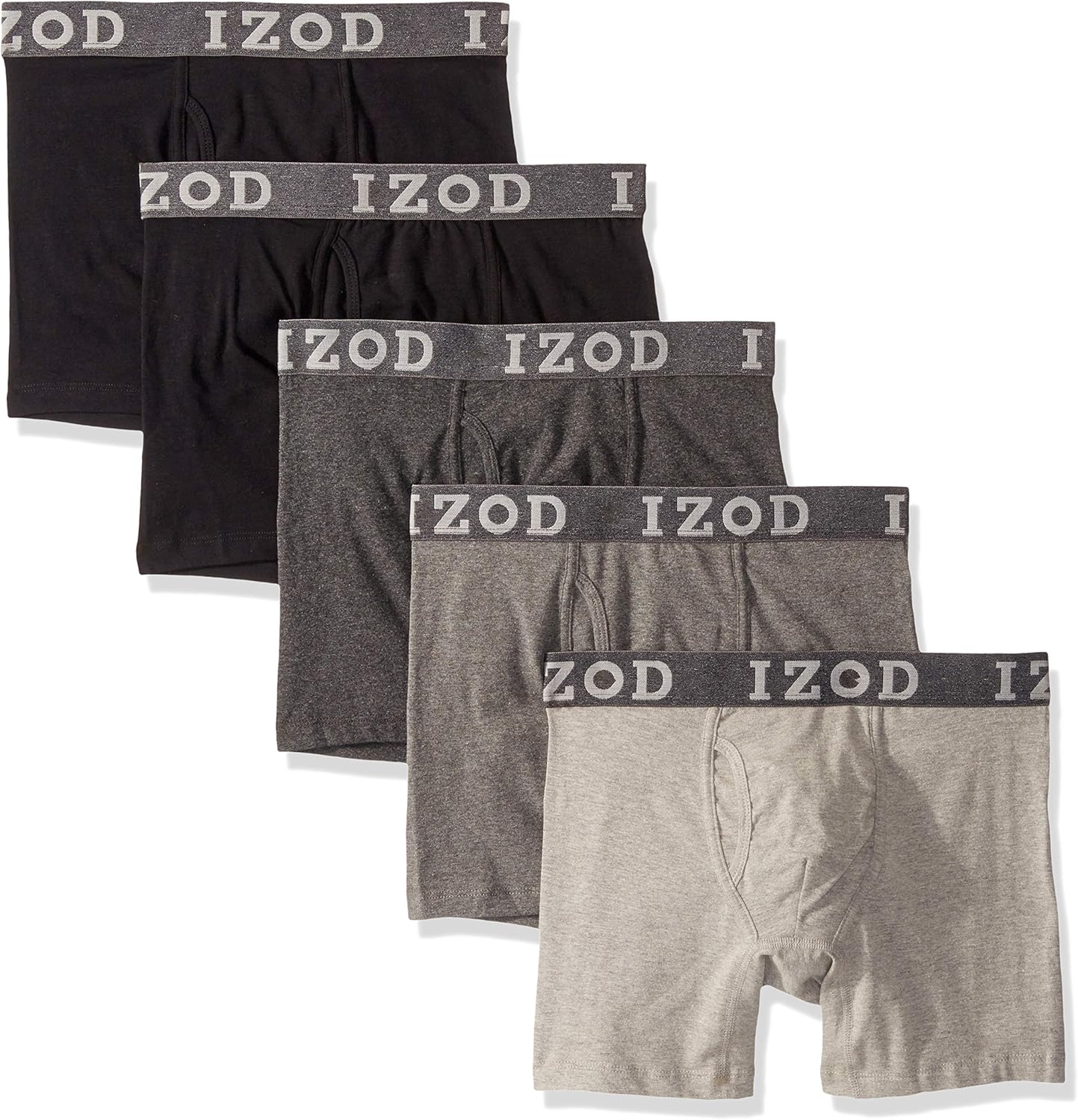 IZOD Men's 5 Pack Stretch Boxer Brief at  Men’s Clothing store