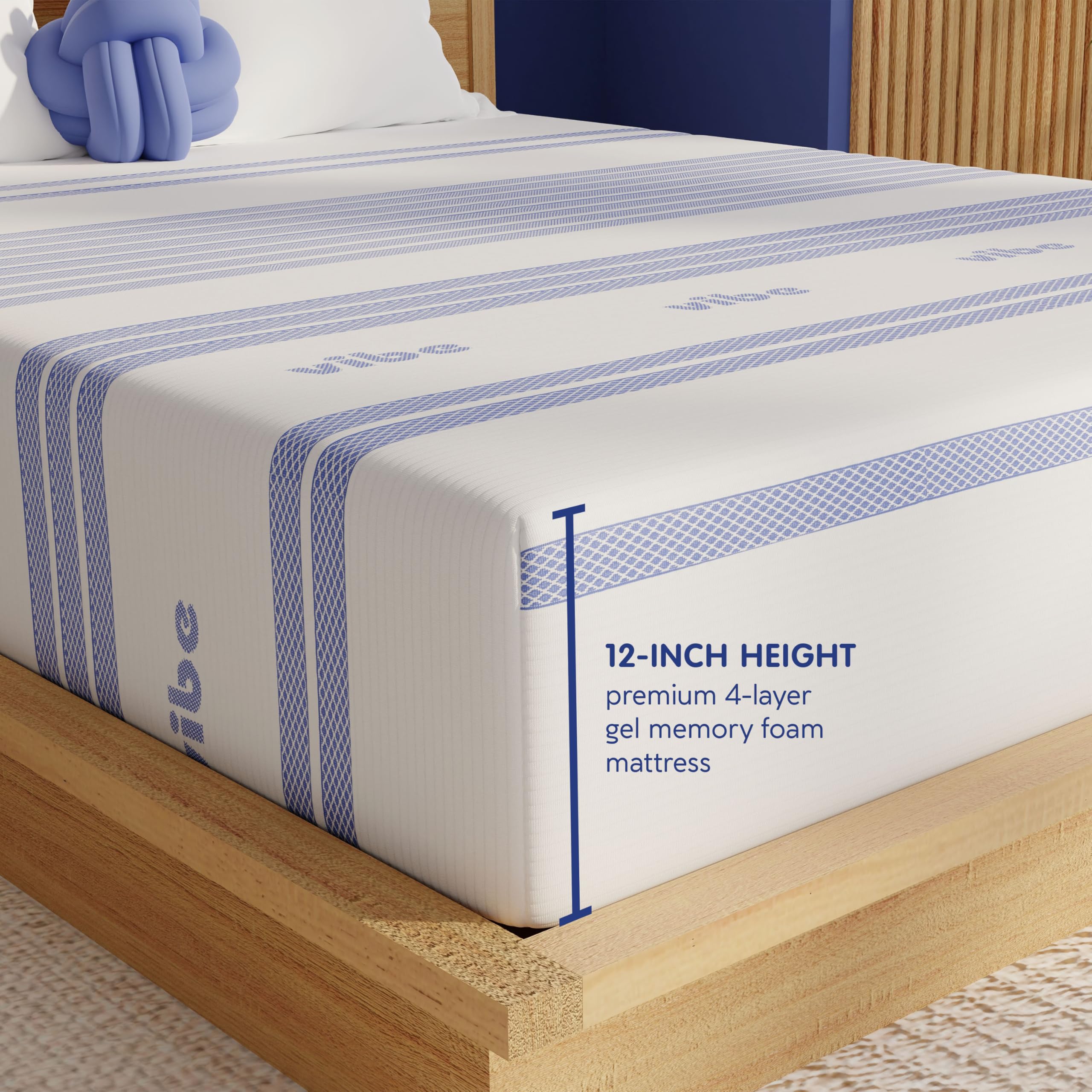Vibe Gel Memory Foam 12 Inch Mattress