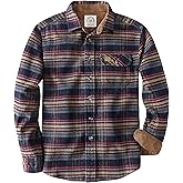 Dubinik® 13oz Ultra Heavyweight Flannel Shirt for Men Long Sleeve Casual Button Down Soft Cotton Plaid Warm Shirts