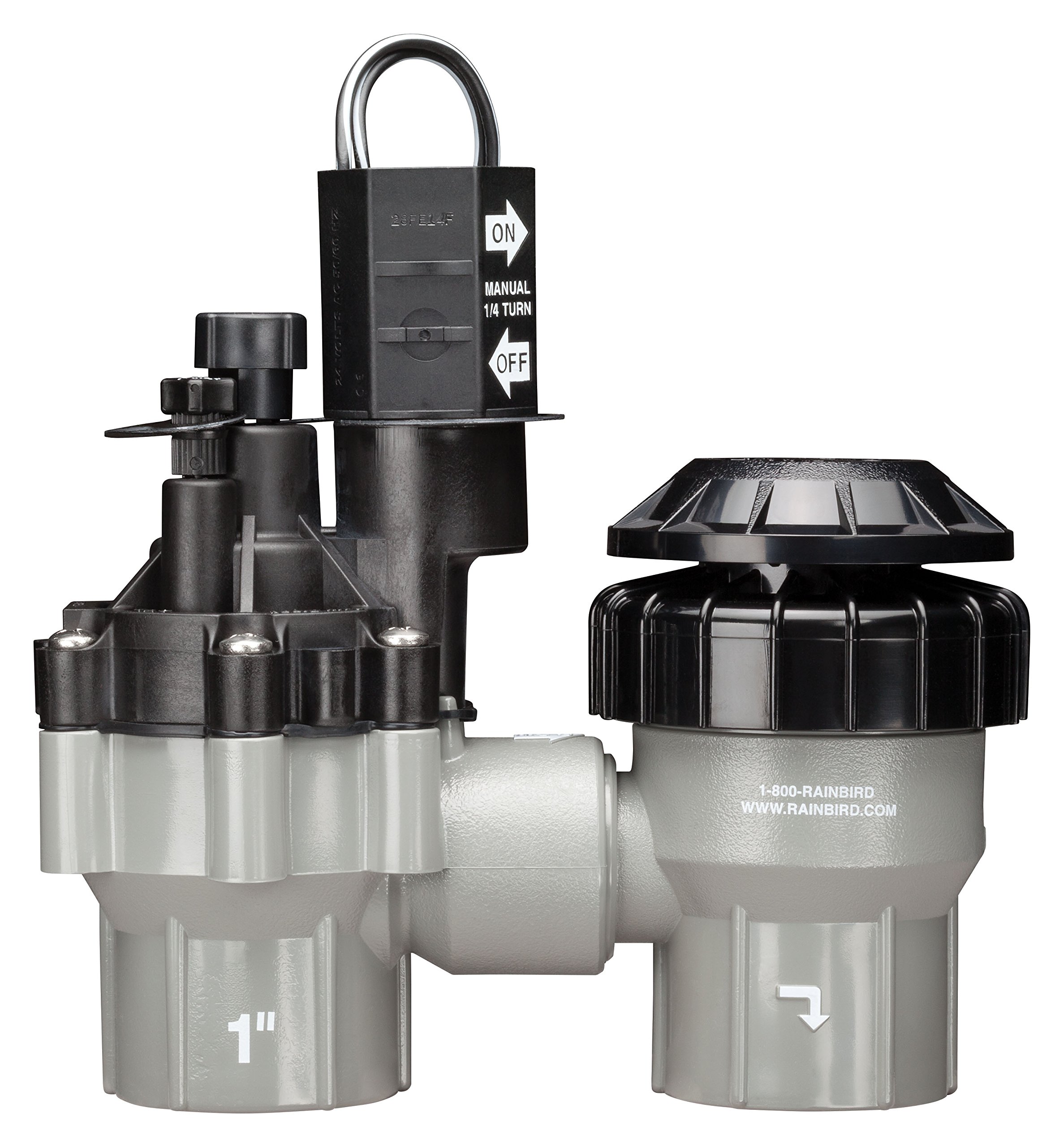 Photo 1 of Rain Bird DASASVF100 Professional Grade Anti-Siphon Valve with Flow Control, 1" Threaded Female x Female
