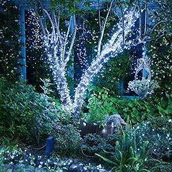 JMEXSUSS 250 LED White Christmas String