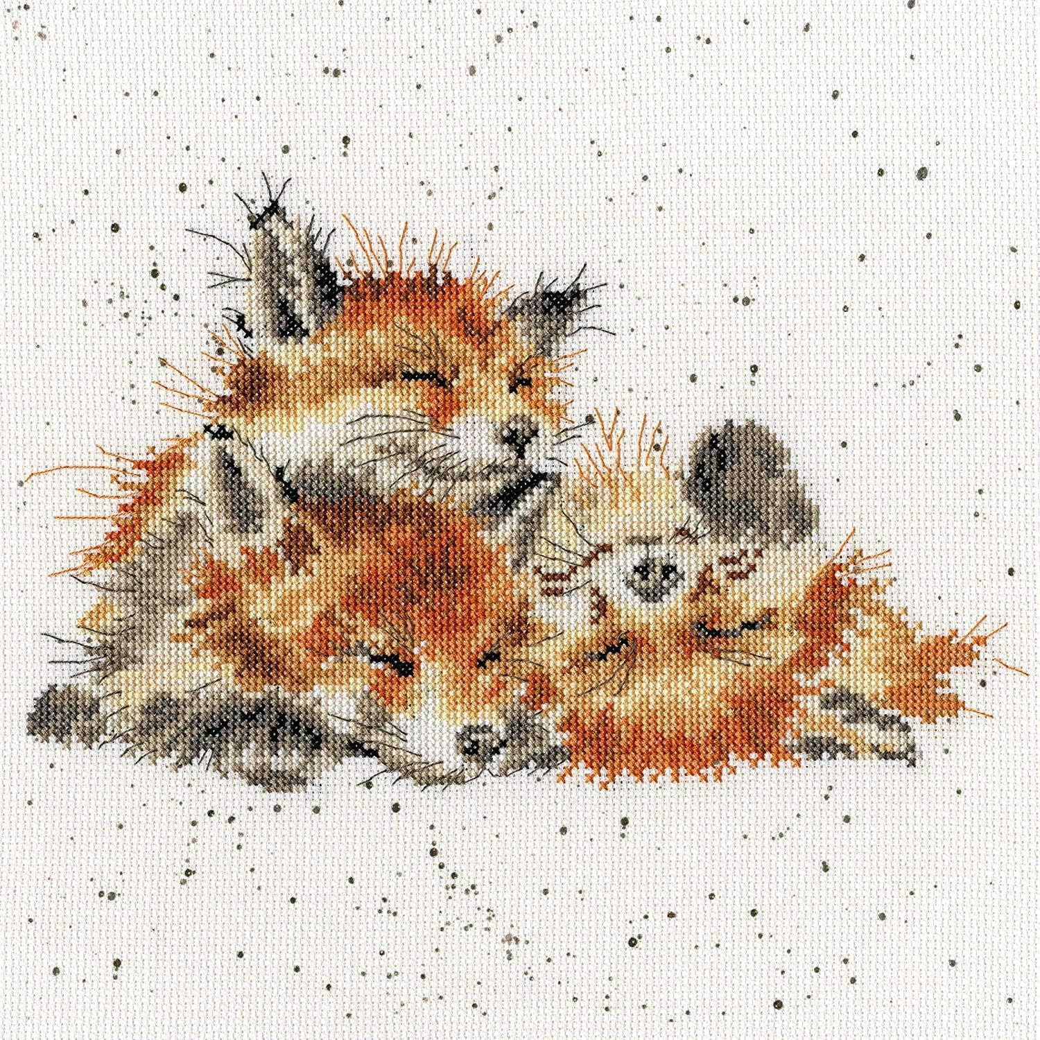 Bothy Threads Cross Stitch Kit - Wrendale Designs - Afternoon Nap, Multi-coloured, 1