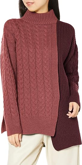 Amazon リリーブラウン ハーフケーブルニット Lwnt4119 レディース Brw 日本 F Free サイズ セーター 通販