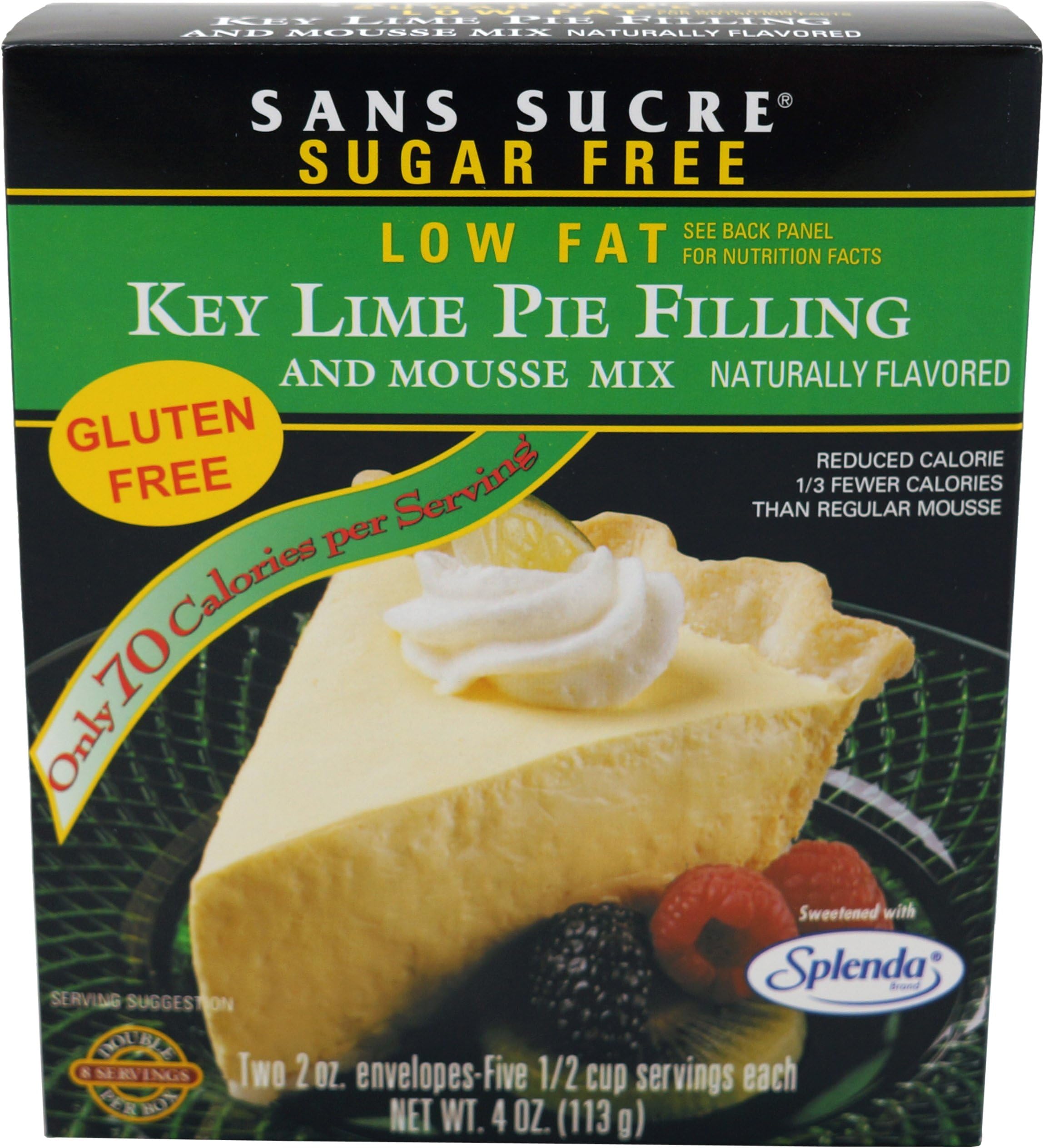 San Sucre Mousee Mix, Key Lime, 4-Ounce Boxes (Pack of 6)