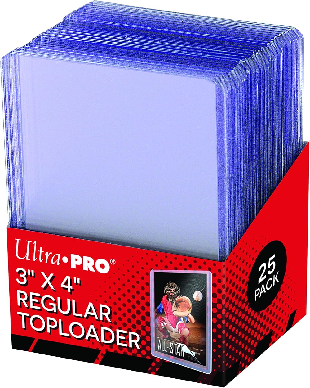 Ultra Pro 25ct 3x4 Top Loader Card Holder + Sleeve for Sports Cards