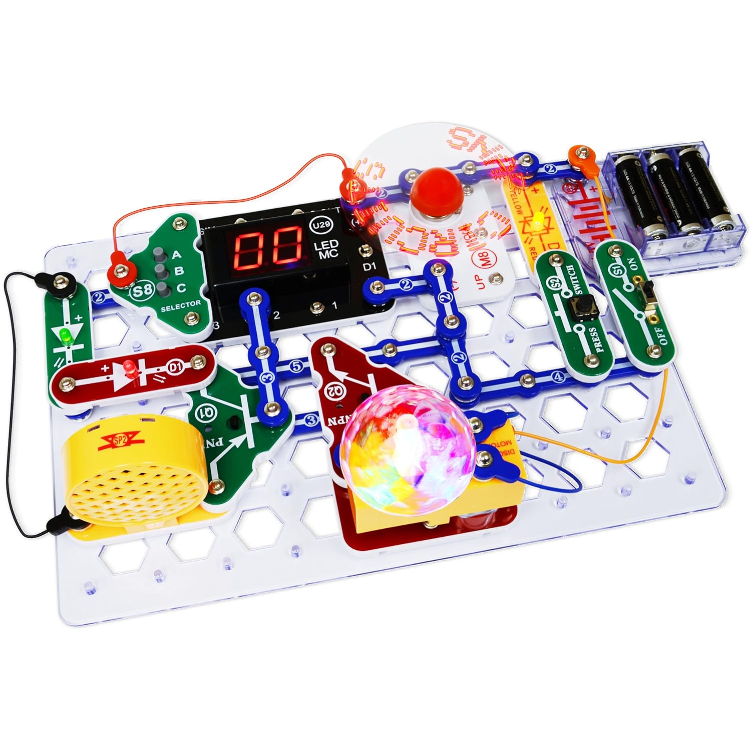 snap circuits arcade electronics discovery kit