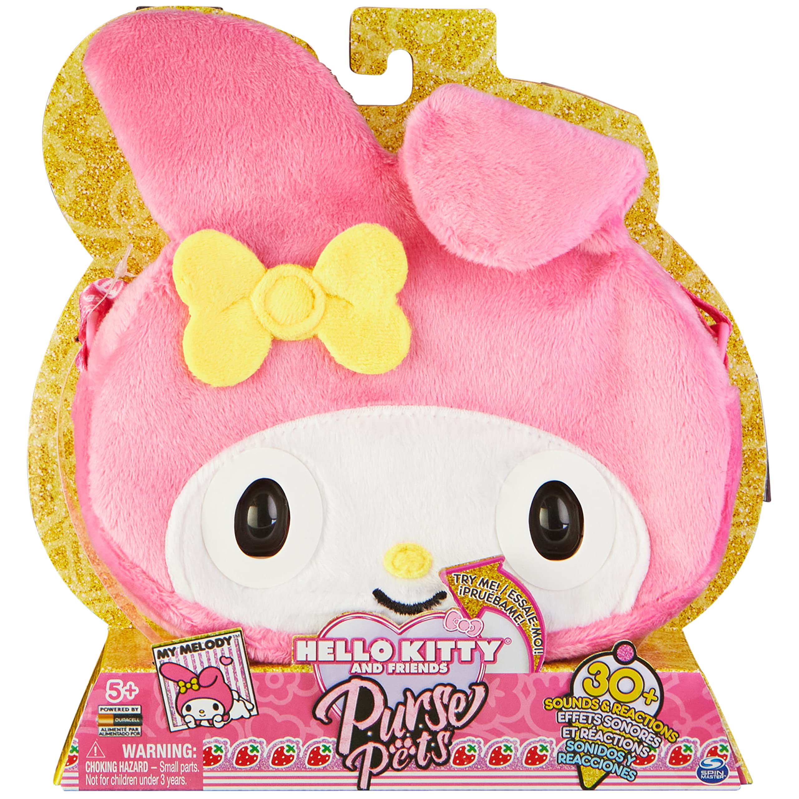 Purse Pets My Melody Interactive Shoulder Bag with 30+ Sounds, Reactions, Blinks and Music, from 5 Years — image 1