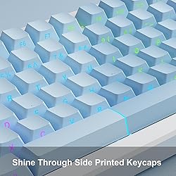 XVX Shine Through Gradient Keycaps Blue, Cherry