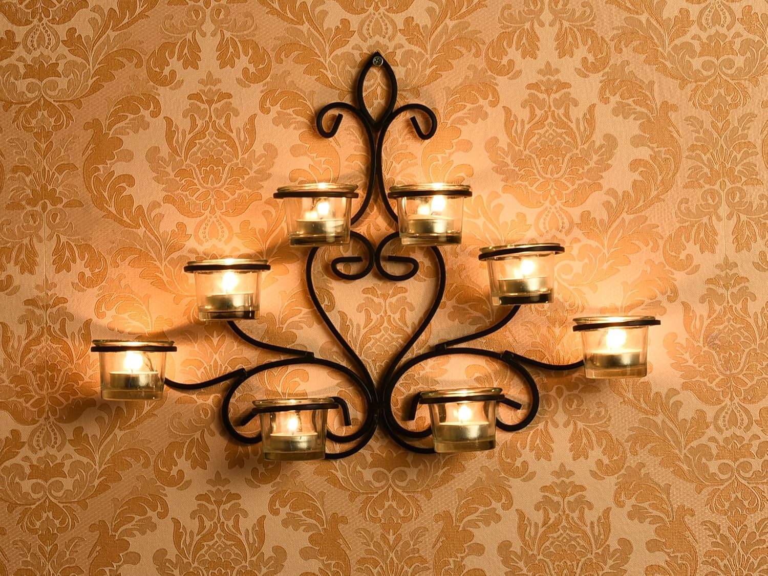 51 Unique Gift Ideas- Best Diwali Gifts- Exclusive Collection 21 8 Cup Wall Sconce with Free Tealights