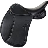 Henri de Rivel Millennium Covered Close Contact Equestrian Horse Riding Saddle &ndash; IGP Gullet