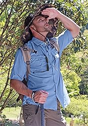 Men's Fishing Shirts with Zipper Pockets UPF