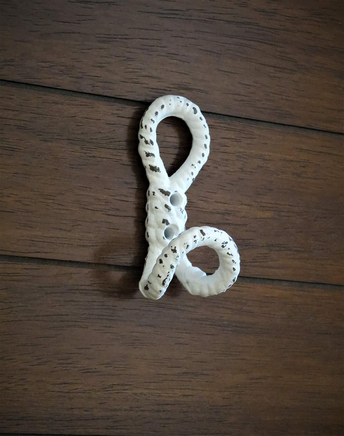 decorative wall hangers hooks on Amazon Com Nautical Rope Wall Hook Cast Iron Knot Wall Decor Antique White Pick Color Towel Coat Key Hanger Handmade