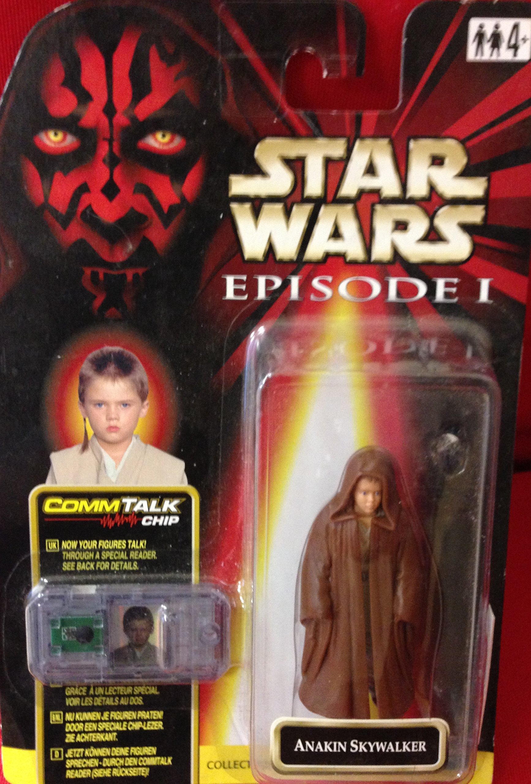Star Wars Episode 1 Anakin Skywalker Action Figure with Cloak