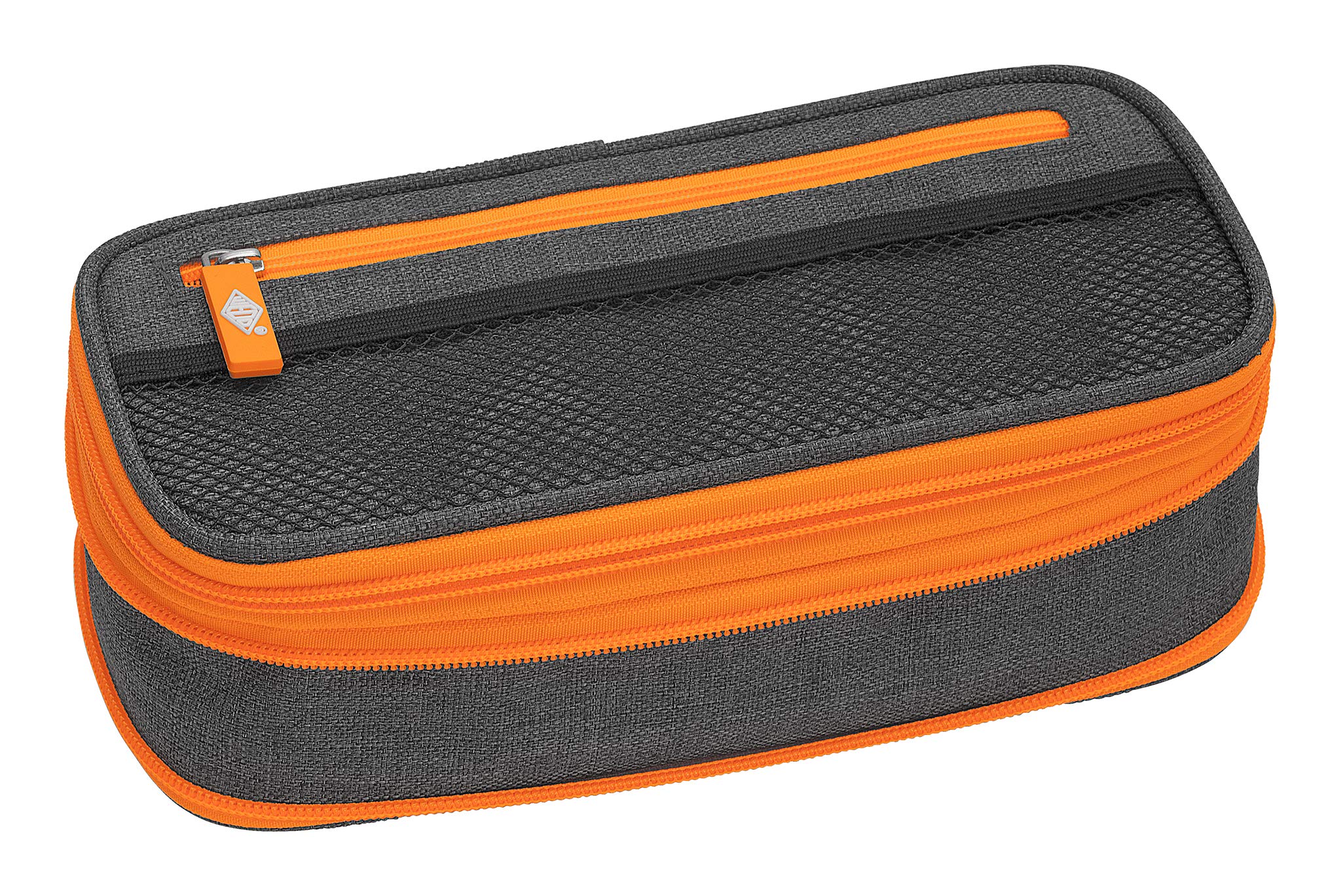 WEDO Neon Stretch 24244066 Pencil Case grey/orange