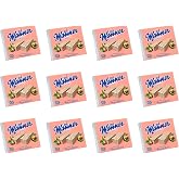From Austria Manner Vienna Neapolitans Hazelnut Cream Filled Wafers Pack of 12 (75g each)