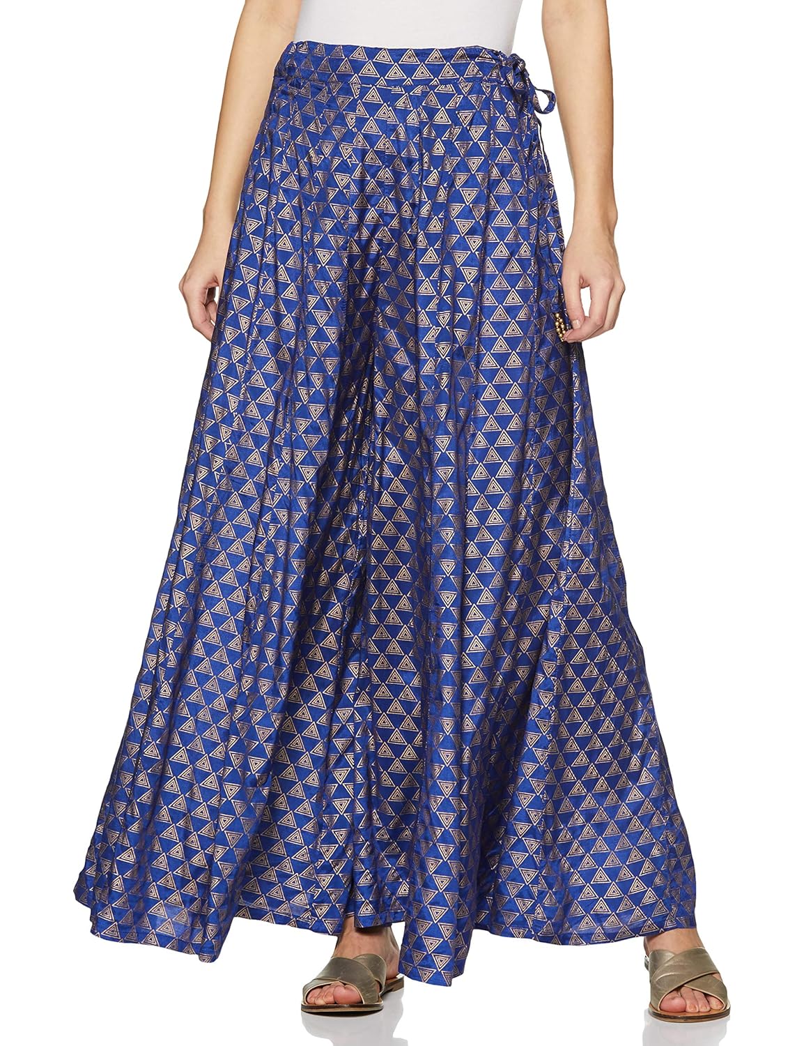 indigo women's synthetic palazzo bottom