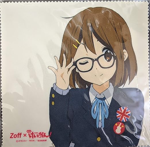 Amazon 映画 けいおん Zoff コラボ 平沢唯 マイクロファイバークロス メガネ拭き アニメ 萌えグッズ 通販