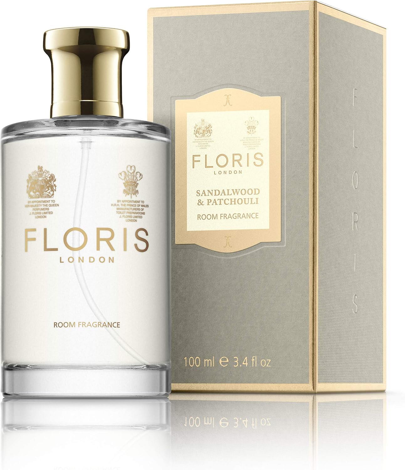 Floris London Sandalwood & Patchouli Room Fragrance (100 ml), Sandw&pa, 100 ml (Pack of 1)