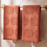 KIBAGA Decorative Fall Hand Towels for Your Bathroom Or Kitchen | Luxurious Set of 2 Soft Cotton Towels are Absorbent, Lightweight &amp; Dry Quickly - Perfect to Elevate Any Bath Decor at Home
