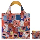LOQI ADA NANGALA DIXON Water Dreaming Red Recycled Reusable Shopping Bag